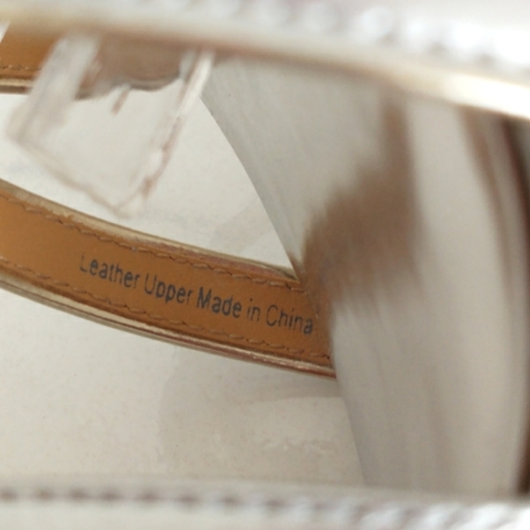 Badgley Mischka Fierce Ankle Strap Silver/Gold Heeled Sandals - 8.5 - Picture 3 of 16